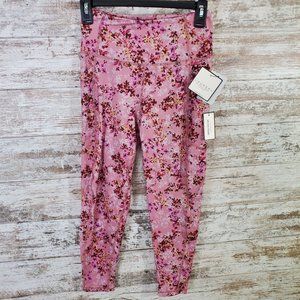 Laundry By Shelli Segal Pink Floral Side Pocket Sport Legging